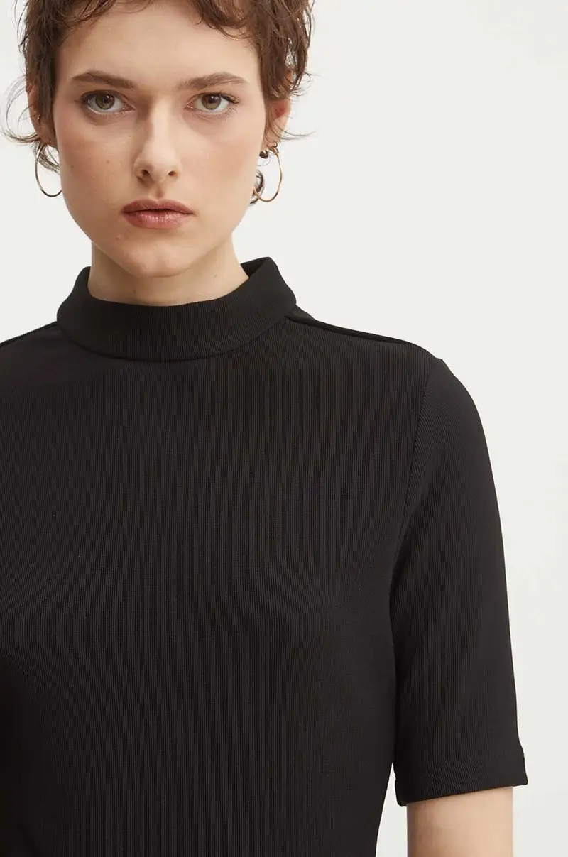 HUGO T-shirt Donna Nero 3830299 miniatura 4