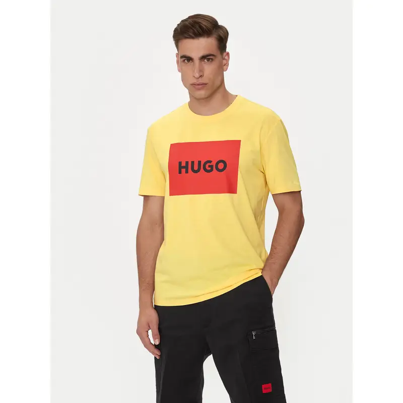 HUGO T-shirt Giallo 3204744