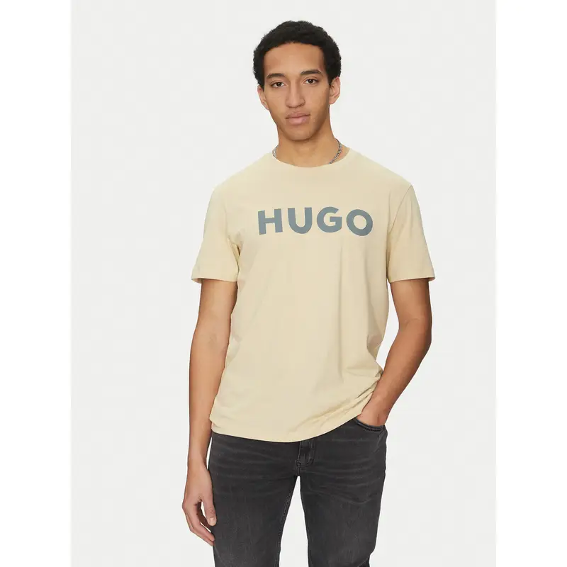HUGO T-shirt Beige 3386901