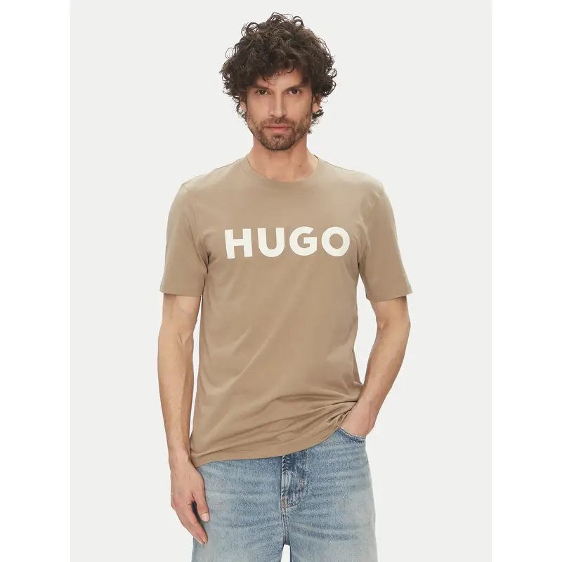 HUGO T-shirt Beige 3990742