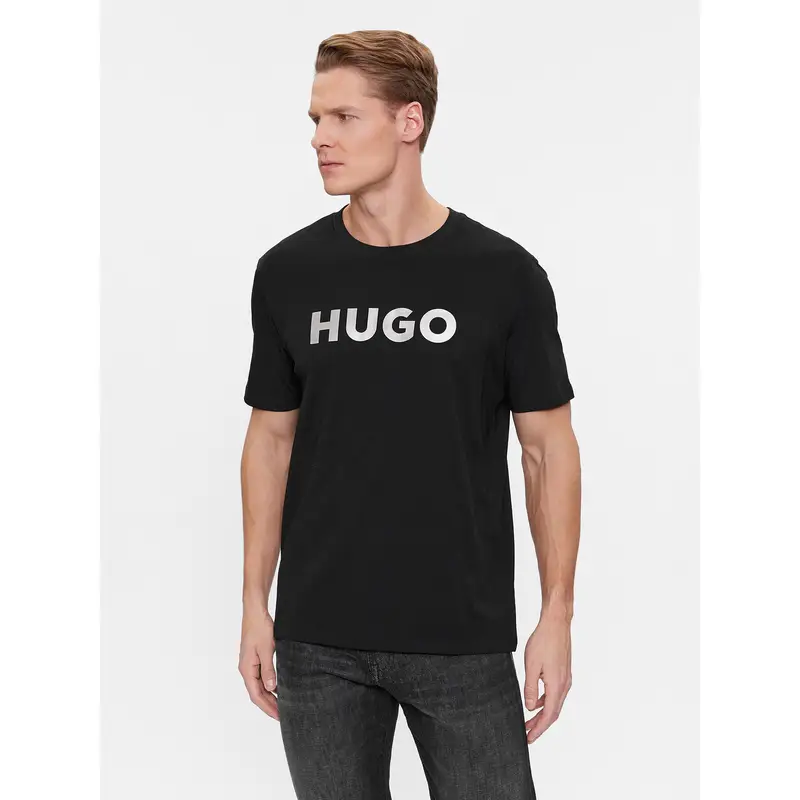 HUGO T-shirt Nero 3340689