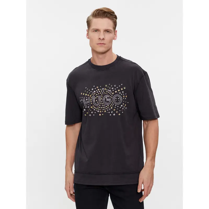 HUGO T-shirt Nero 3204573