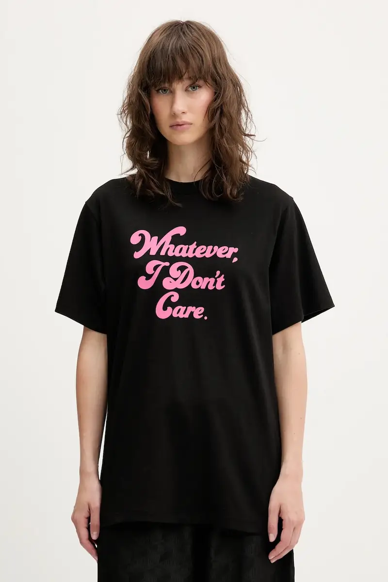 t-shirt in cotone colore nero 50539107