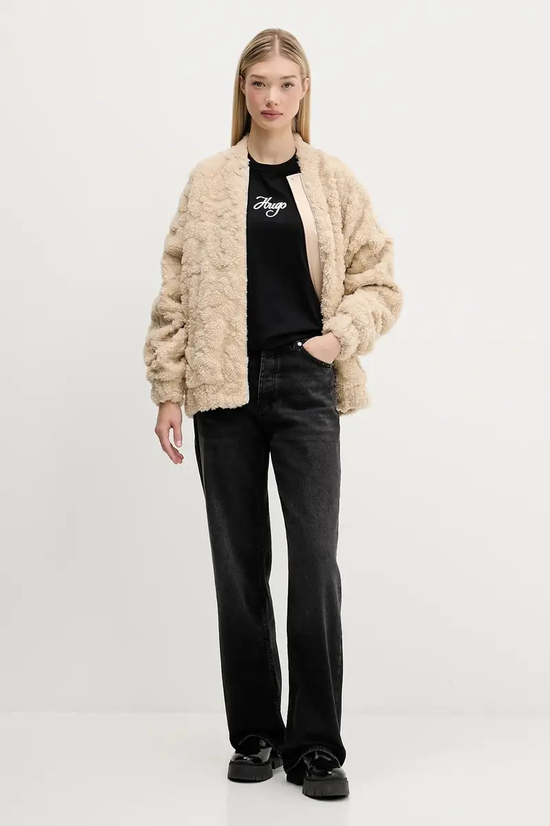 HUGO T-shirt Donna Nero 3645929 miniatura 2