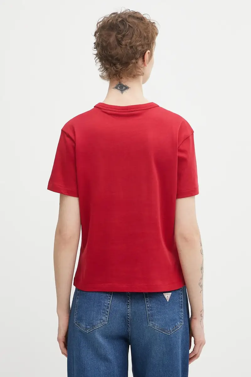 HUGO T-shirt Donna Rosso 3667191 miniatura 3