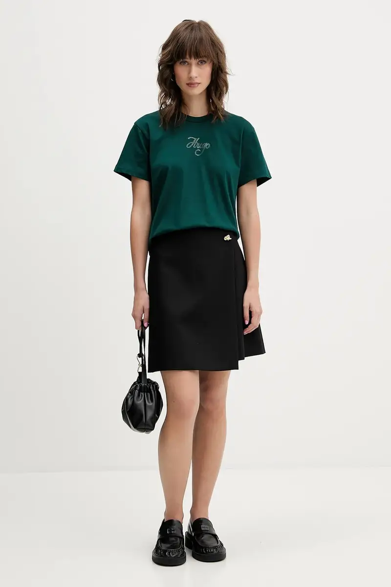HUGO T-shirt Donna Verde 3669812 miniatura 2