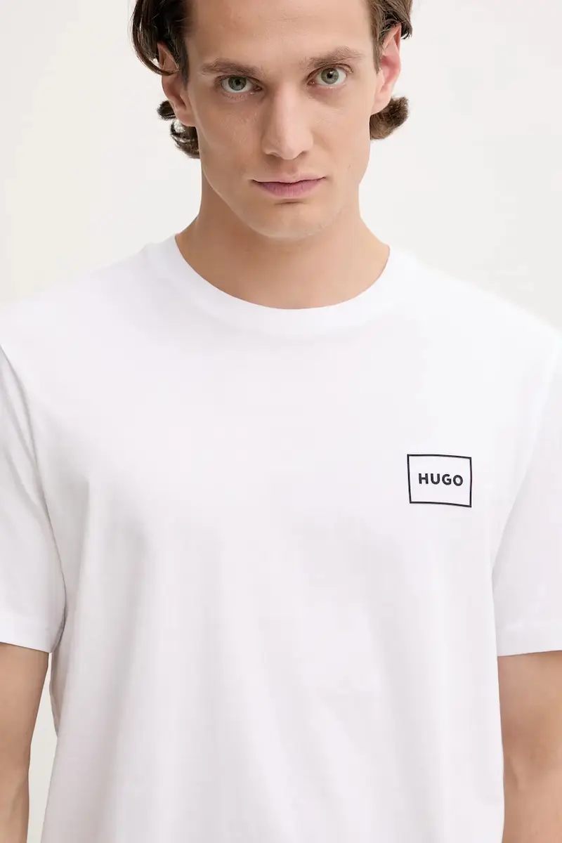 HUGO T-shirt Uomo Bianco 3578109 miniatura 5