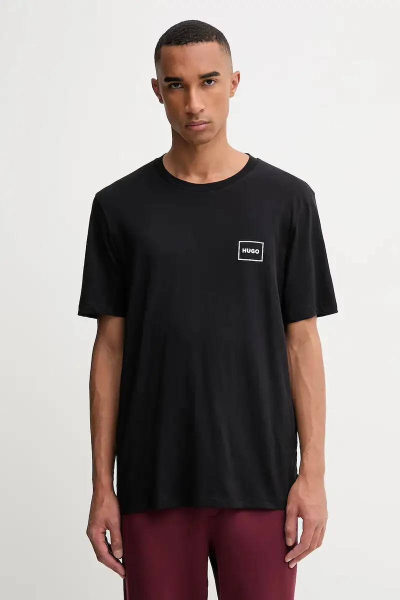 HUGO T-shirt Uomo Nero 3646093 miniatura 3