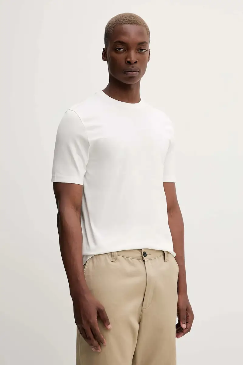 HUGO T-shirt Uomo Beige 3573929