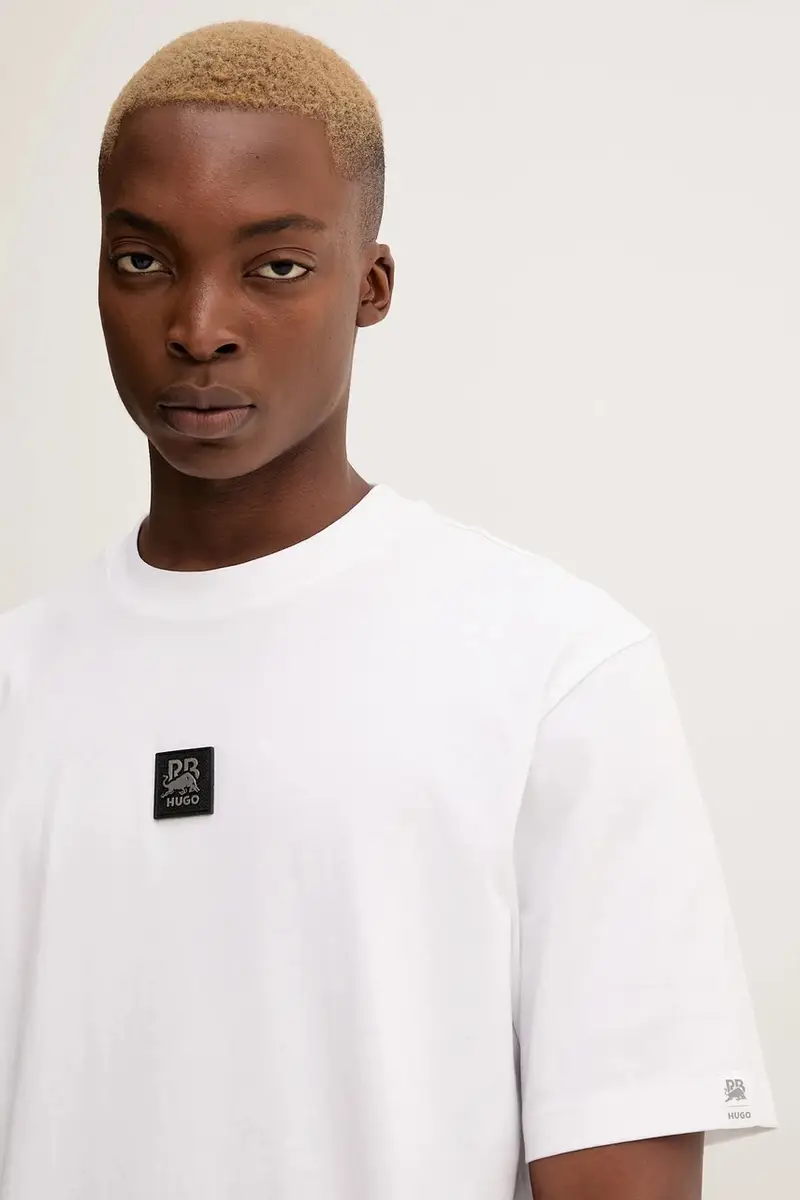 HUGO T-shirt Uomo Bianco 3578236 miniatura 4