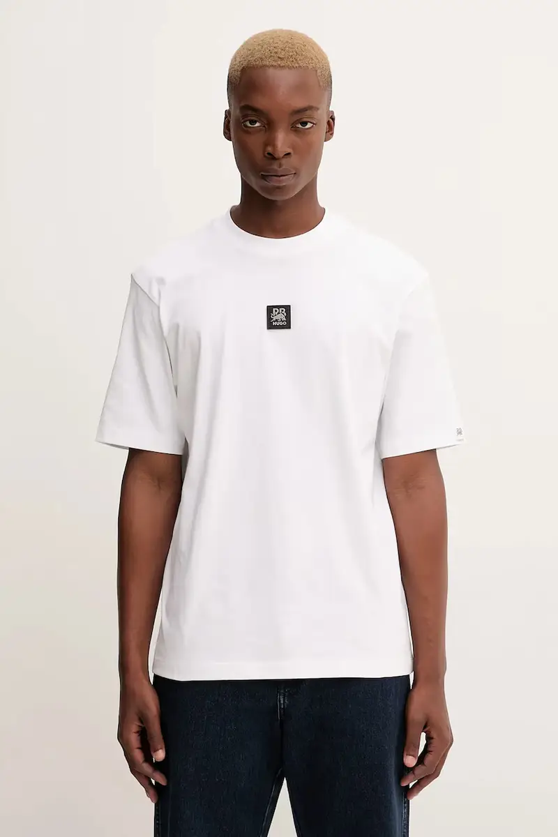 HUGO T-shirt Uomo Bianco 3578236