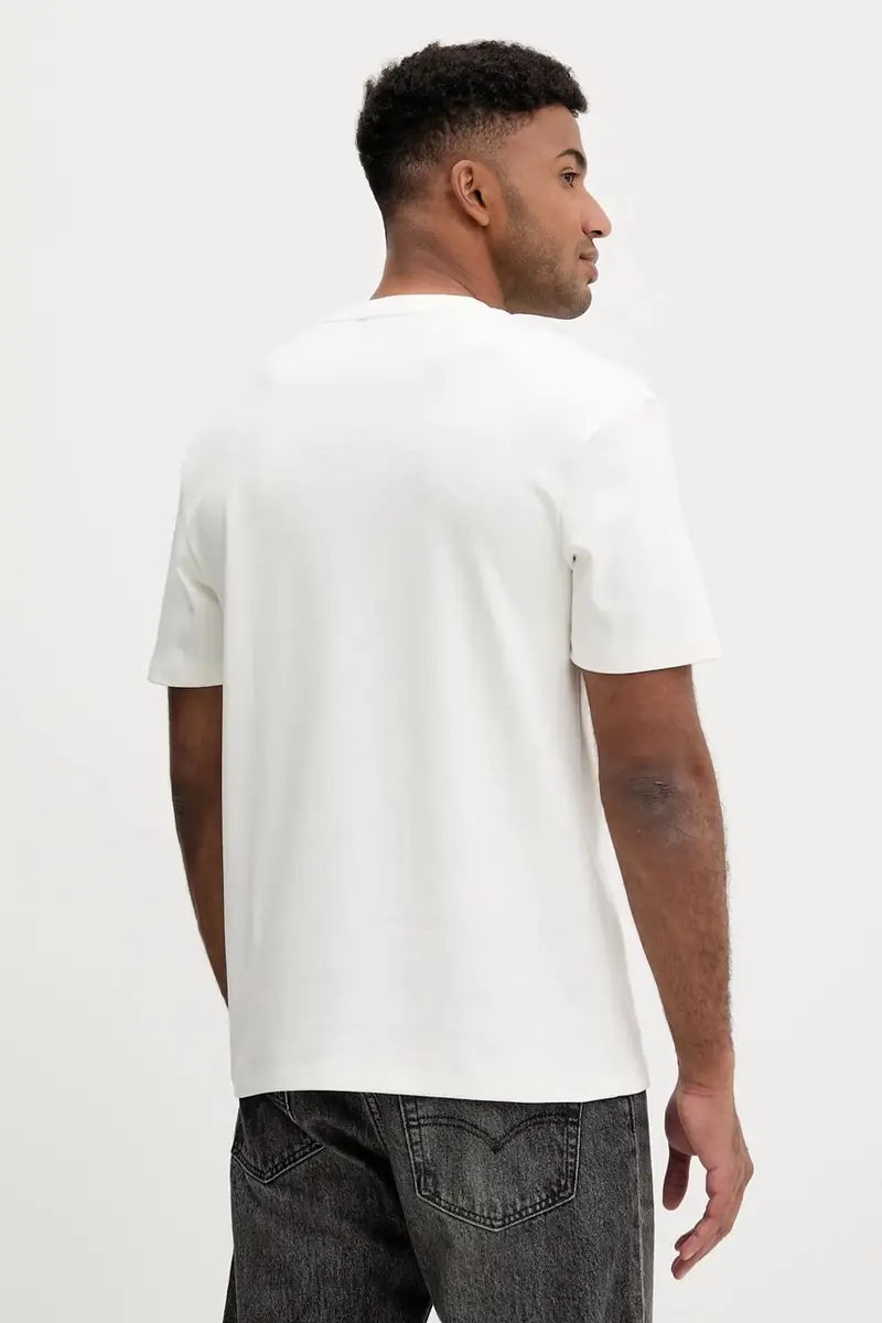 HUGO T-shirt Uomo Beige 2982181 miniatura 3