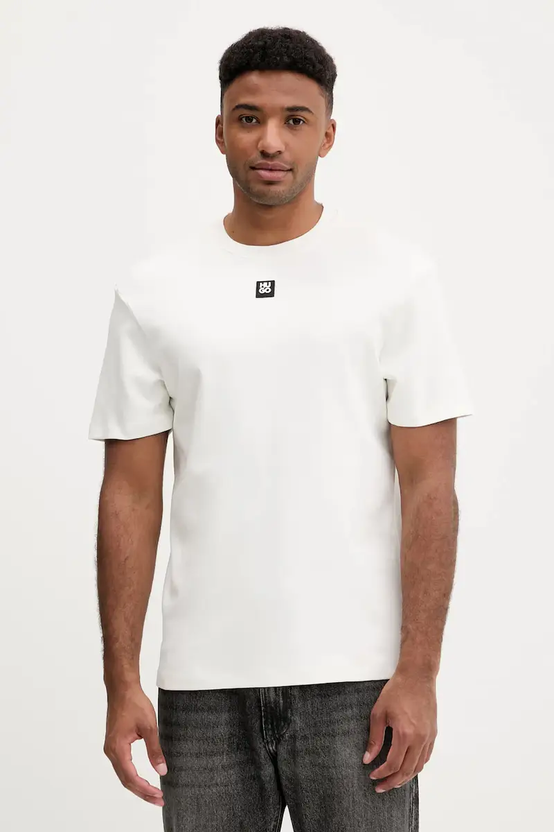 HUGO T-shirt Uomo Marrone 2982181