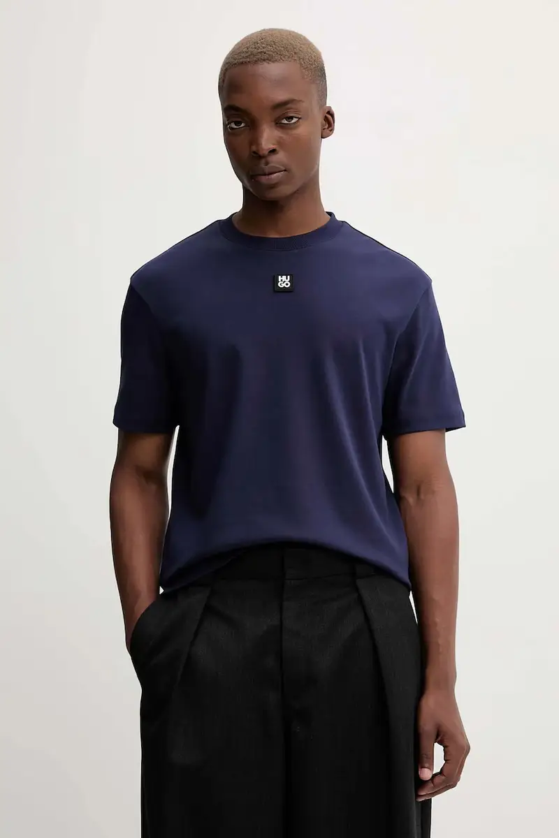 HUGO T-shirt Uomo Marrone 3589185