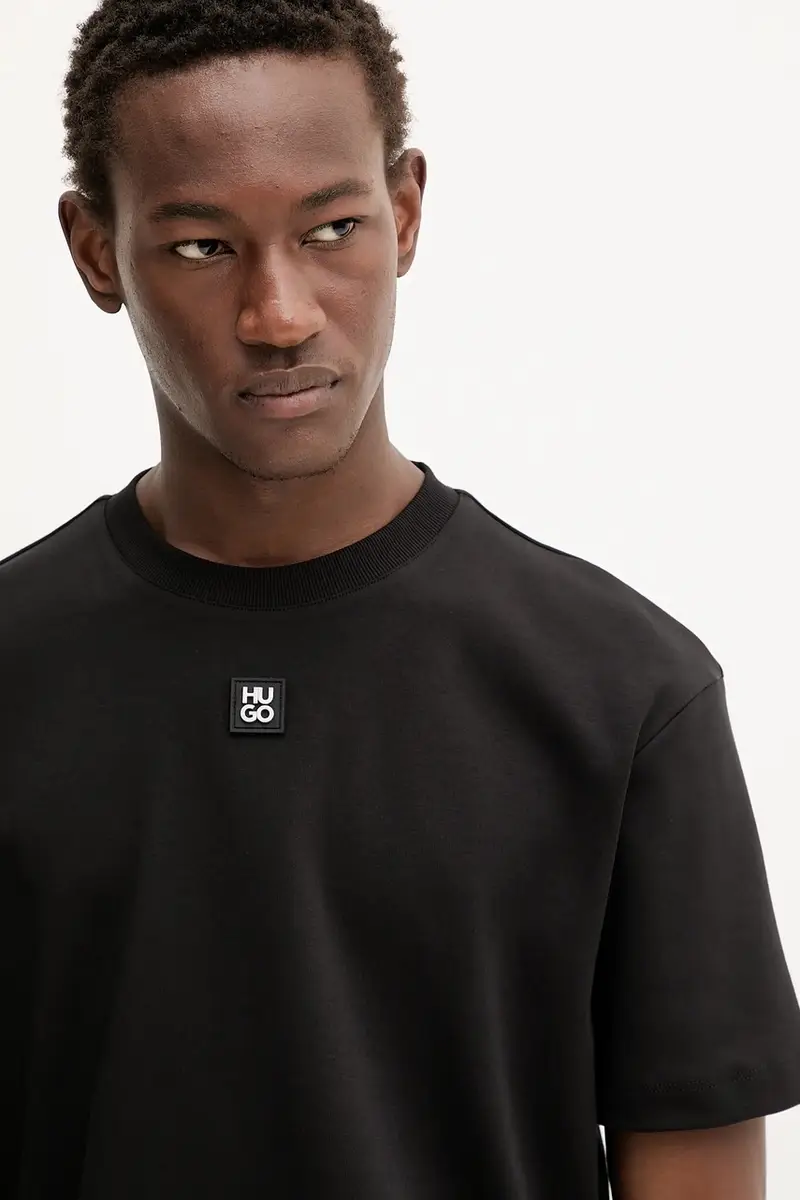 HUGO T-shirt Uomo Marrone 3262051 miniatura 4