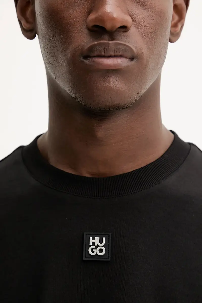 HUGO T-shirt Uomo Marrone 3262051 miniatura 5