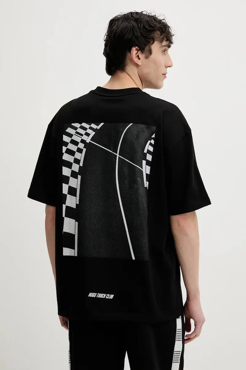 HUGO T-shirt Uomo Nero 3335345