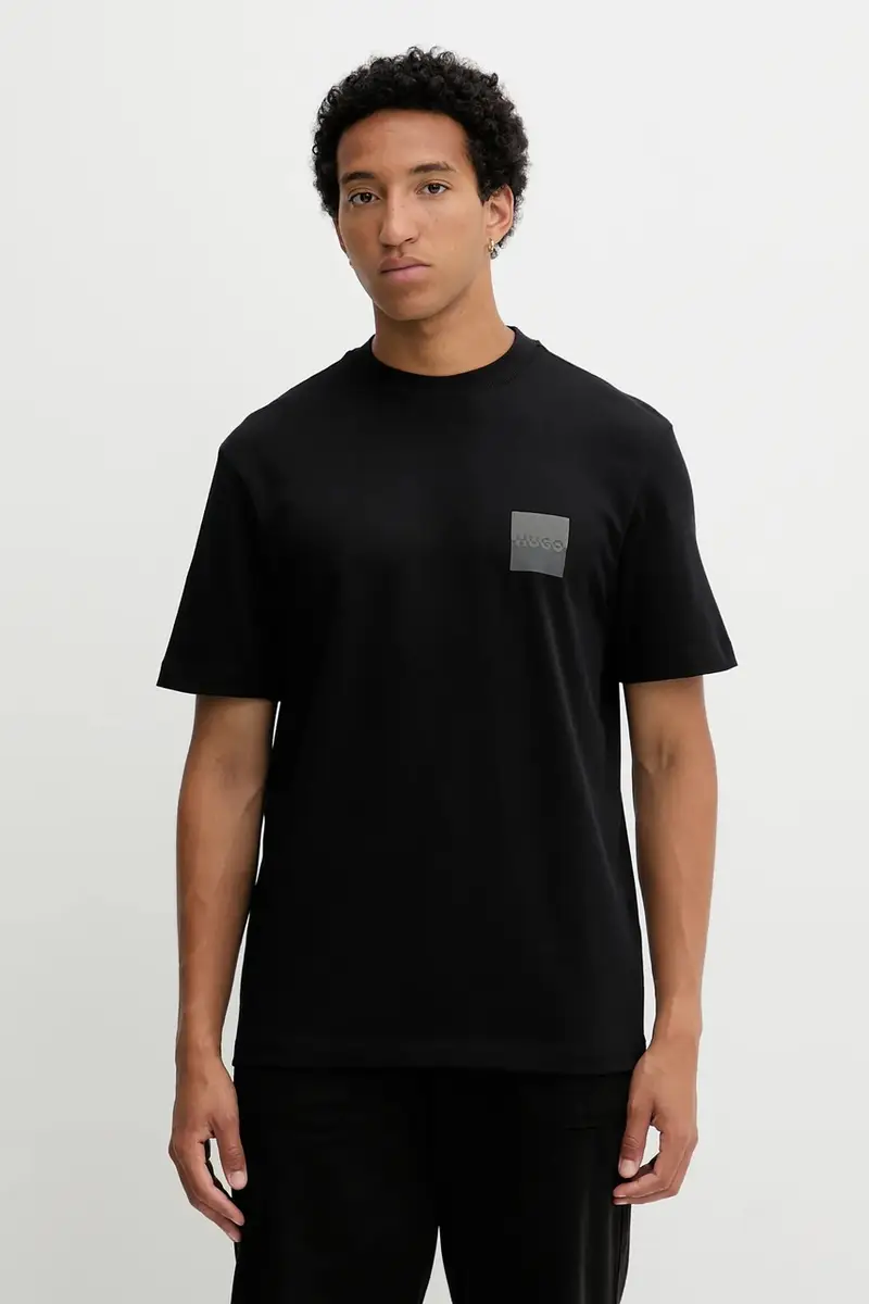 HUGO T-shirt Uomo Nero 3640607 miniatura 3