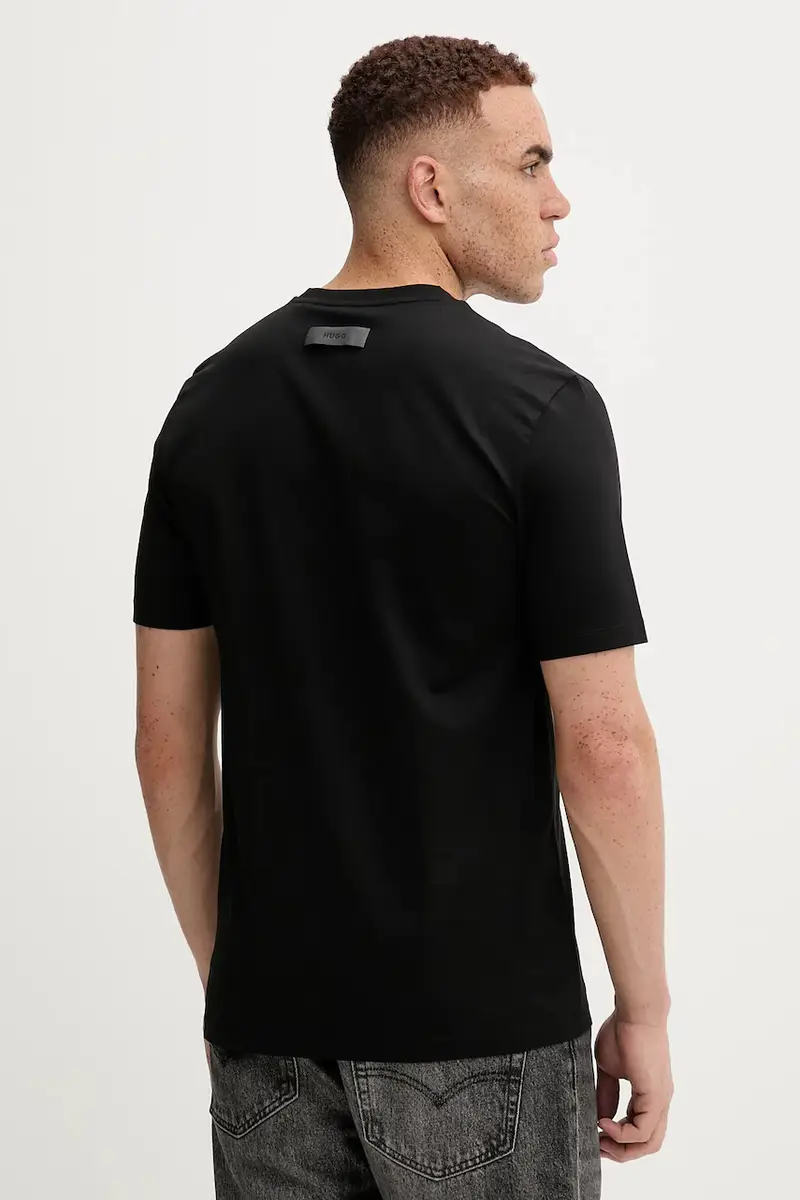 HUGO T-shirt Uomo Nero 2986043 miniatura 3