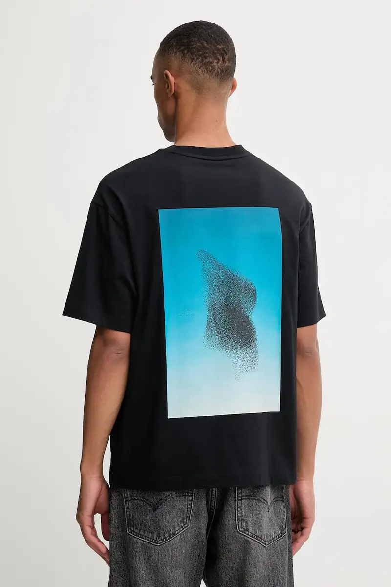 HUGO T-shirt Uomo Nero 3646508