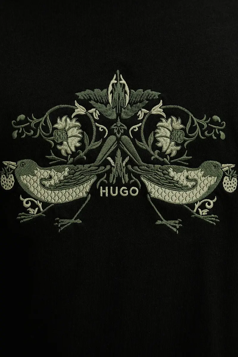 HUGO T-shirt Uomo Nero 3152570 miniatura 5
