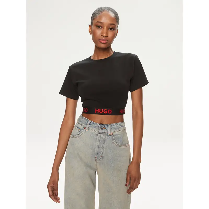 HUGO T-shirt Nero 3205189