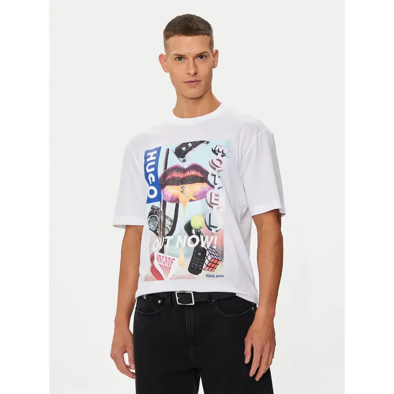 HUGO T-shirt Bianco 3204728