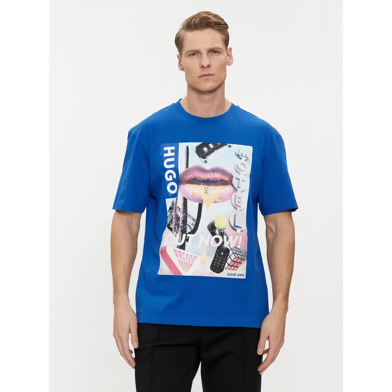 HUGO T-shirt Blu 3204727