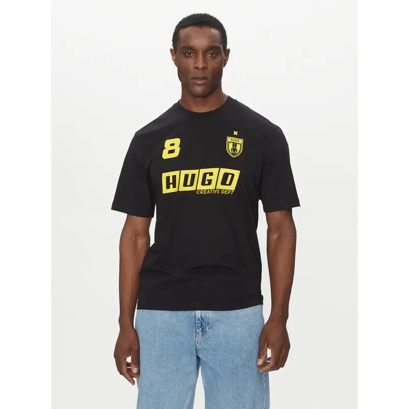 HUGO T-shirt Nero 3222698