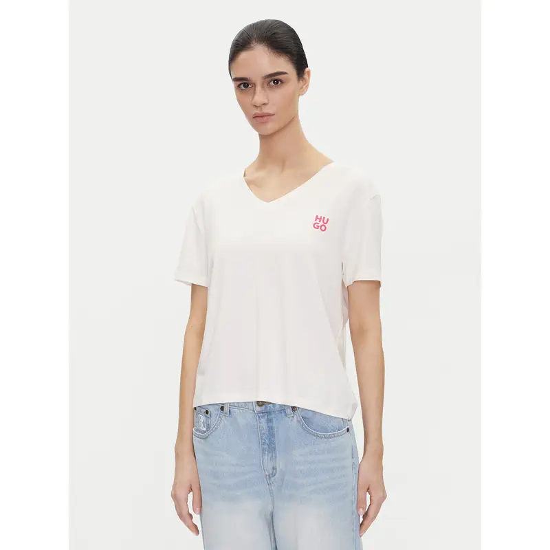 HUGO T-shirt Beige 3219137