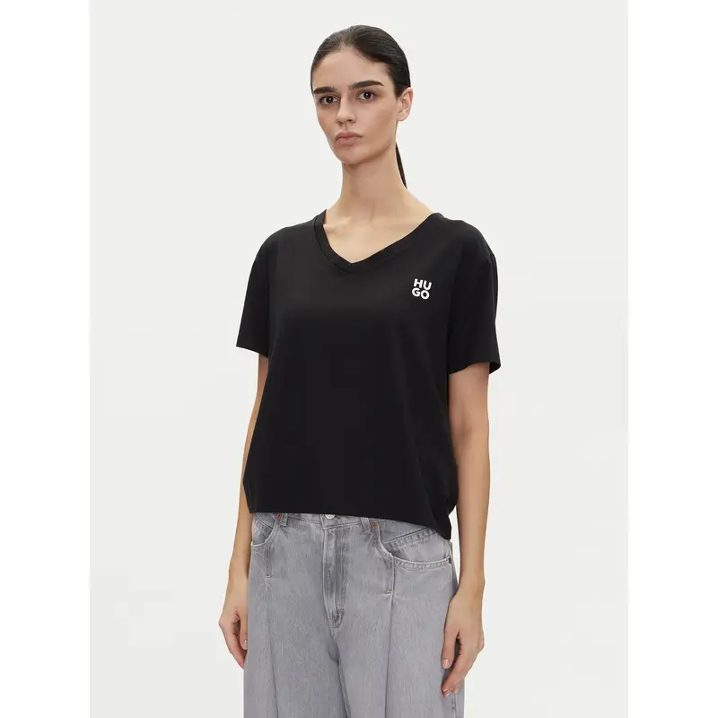 HUGO T-shirt Nero 3942923
