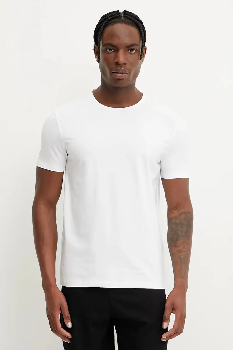 HUGO T-shirt Uomo Bianco 2982379