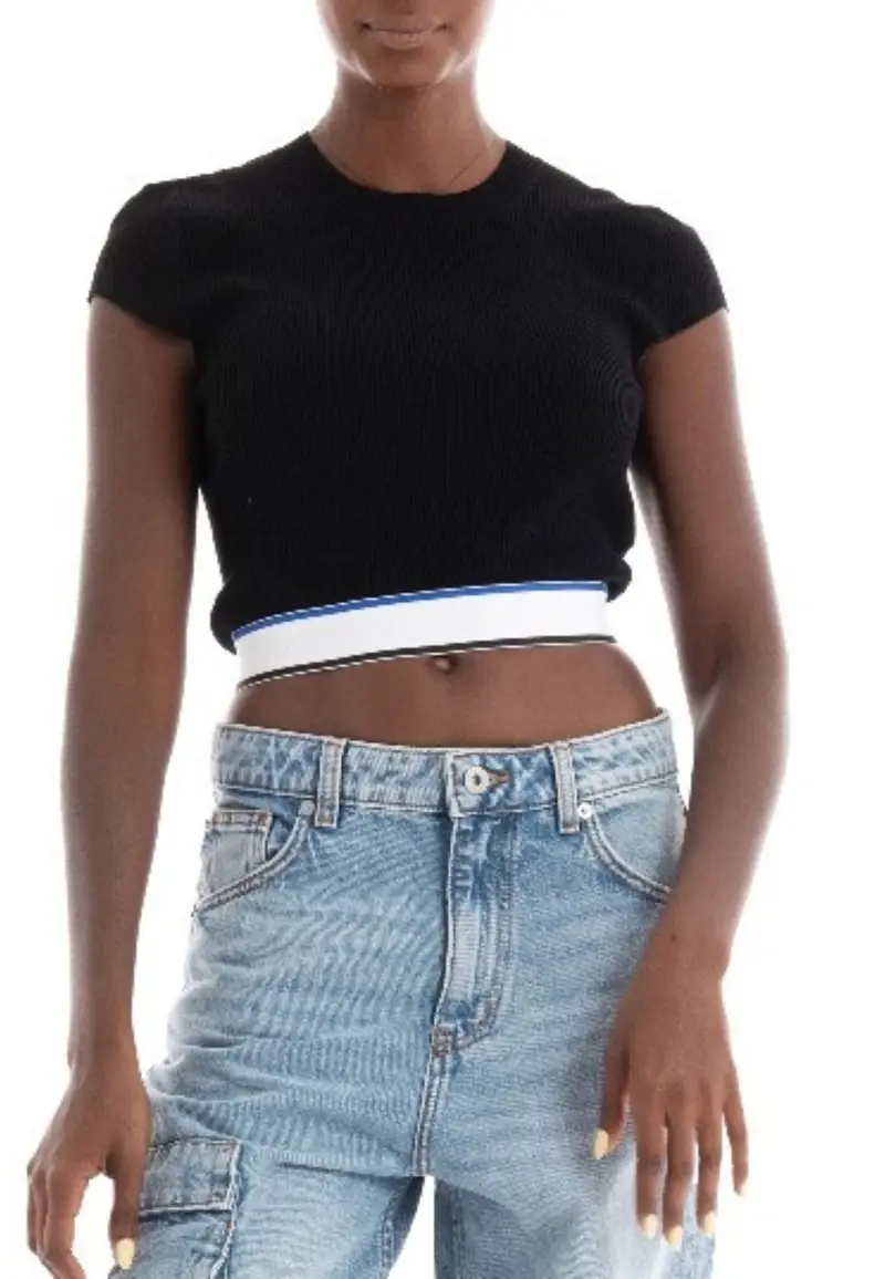 HUGO T-shirt Nero 2620009