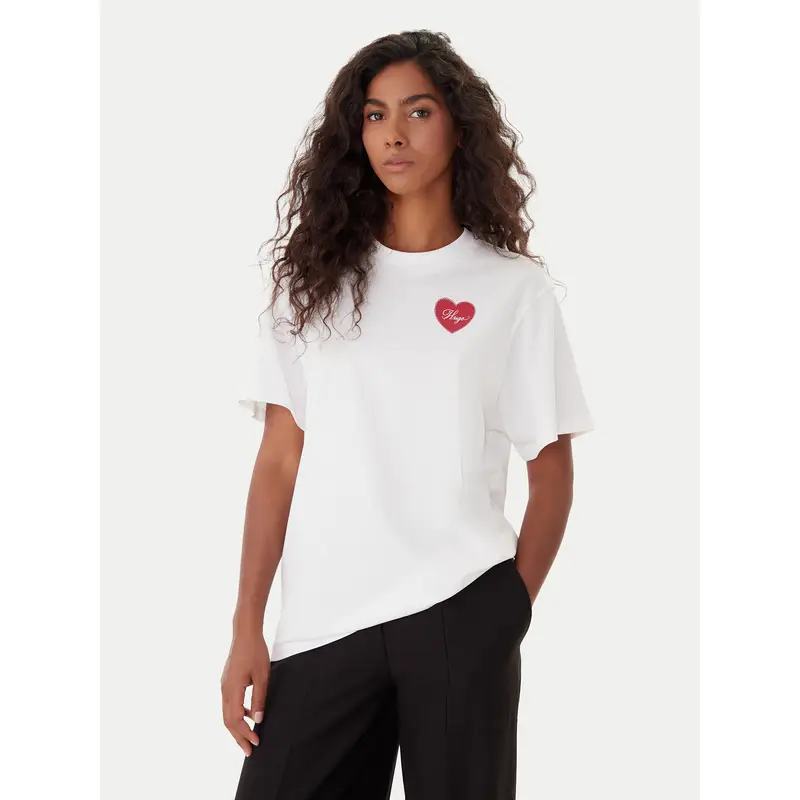 HUGO T-shirt Bianco 4195057