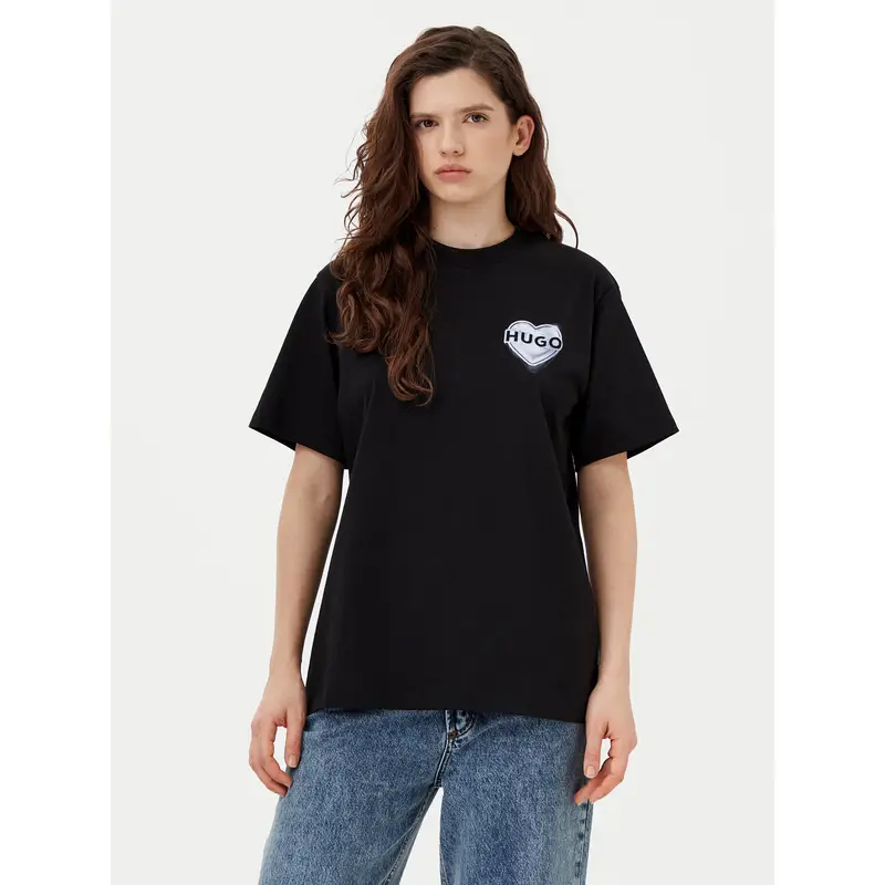 HUGO T-shirt Nero 3218709