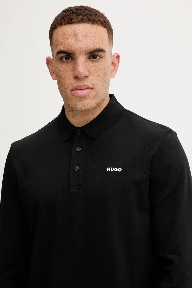 top a maniche lunghe in cotone colore nero 50547358 miniatura 4