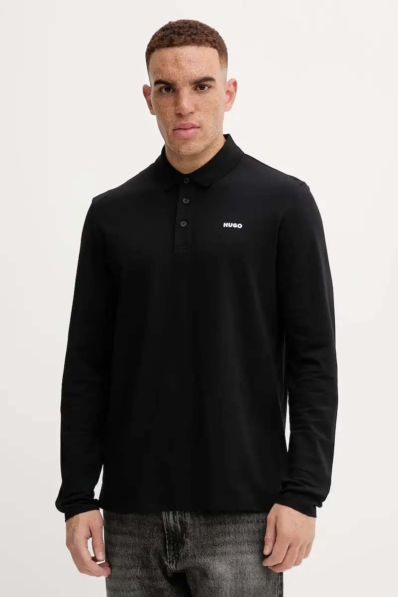 top a maniche lunghe in cotone colore nero 50547358