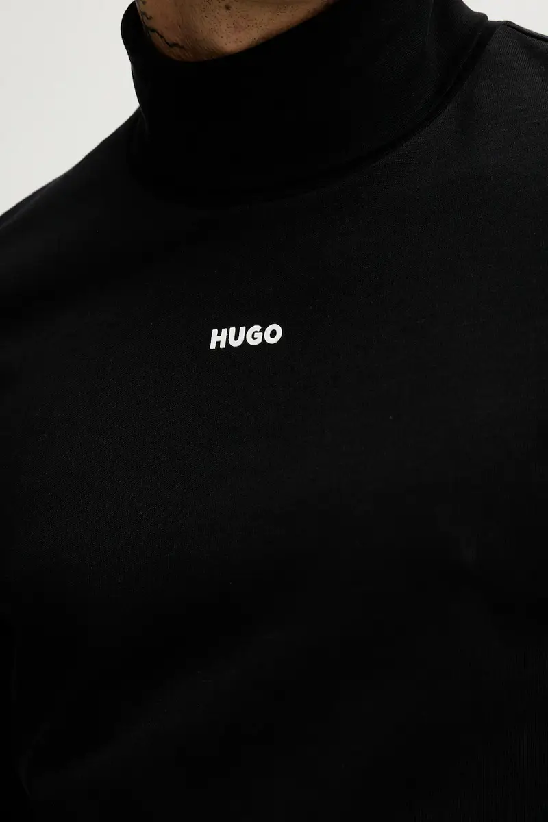 top a maniche lunghe in cotone colore nero 50547372 miniatura 5