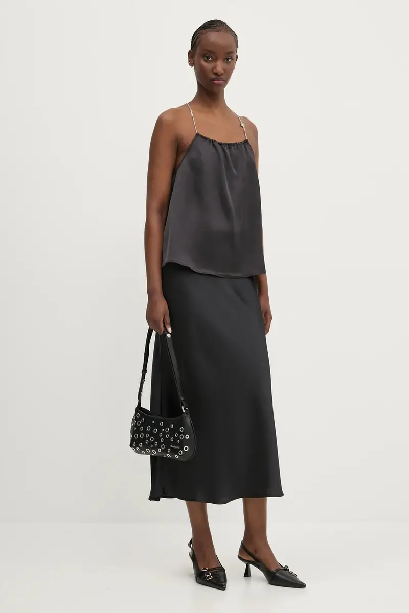 HUGO Top Donna Nero 3336242 miniatura 2