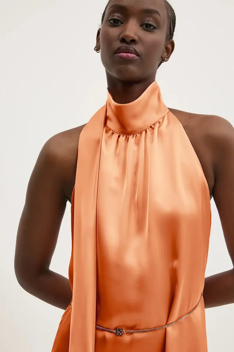 vestito colore arancione 50536440 miniatura 4