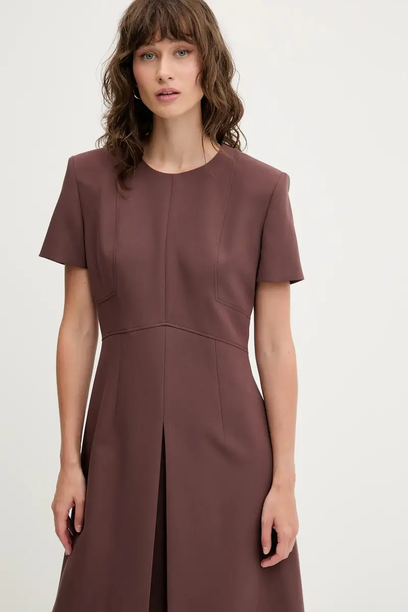 vestito colore marrone 50542643 miniatura 4