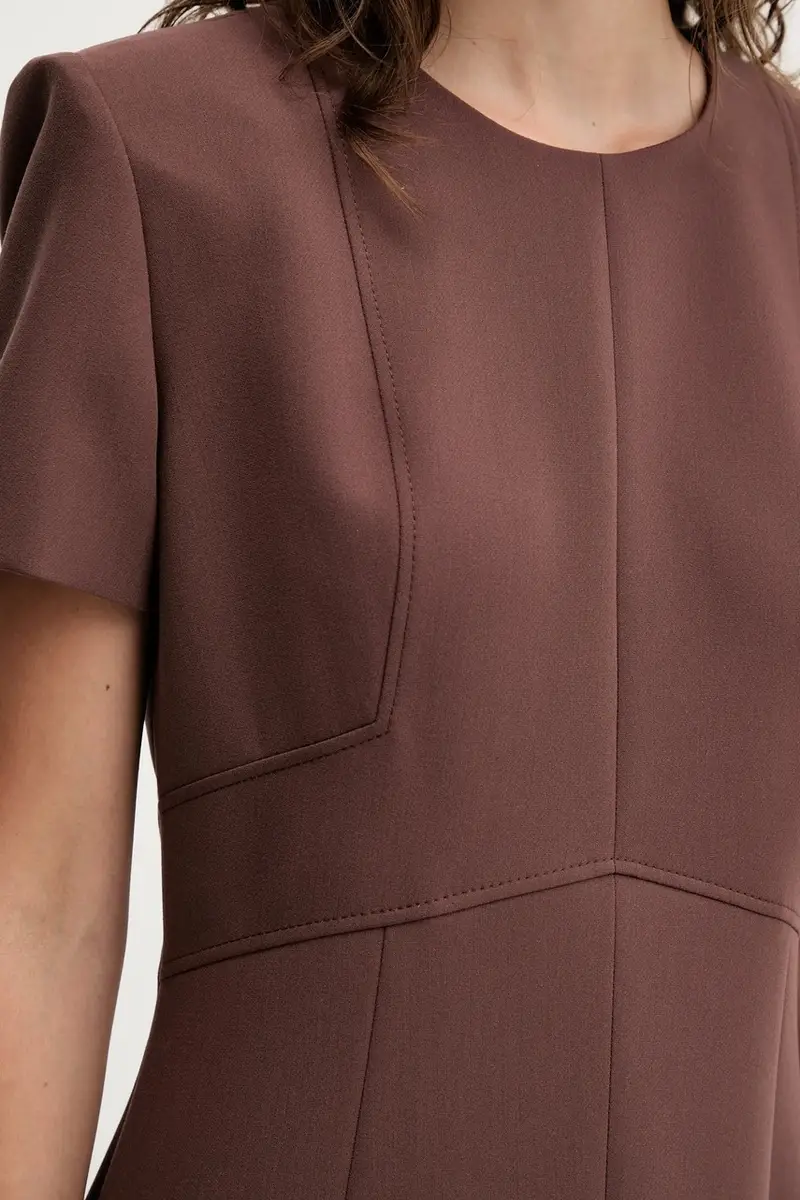 vestito colore marrone 50542643 miniatura 5