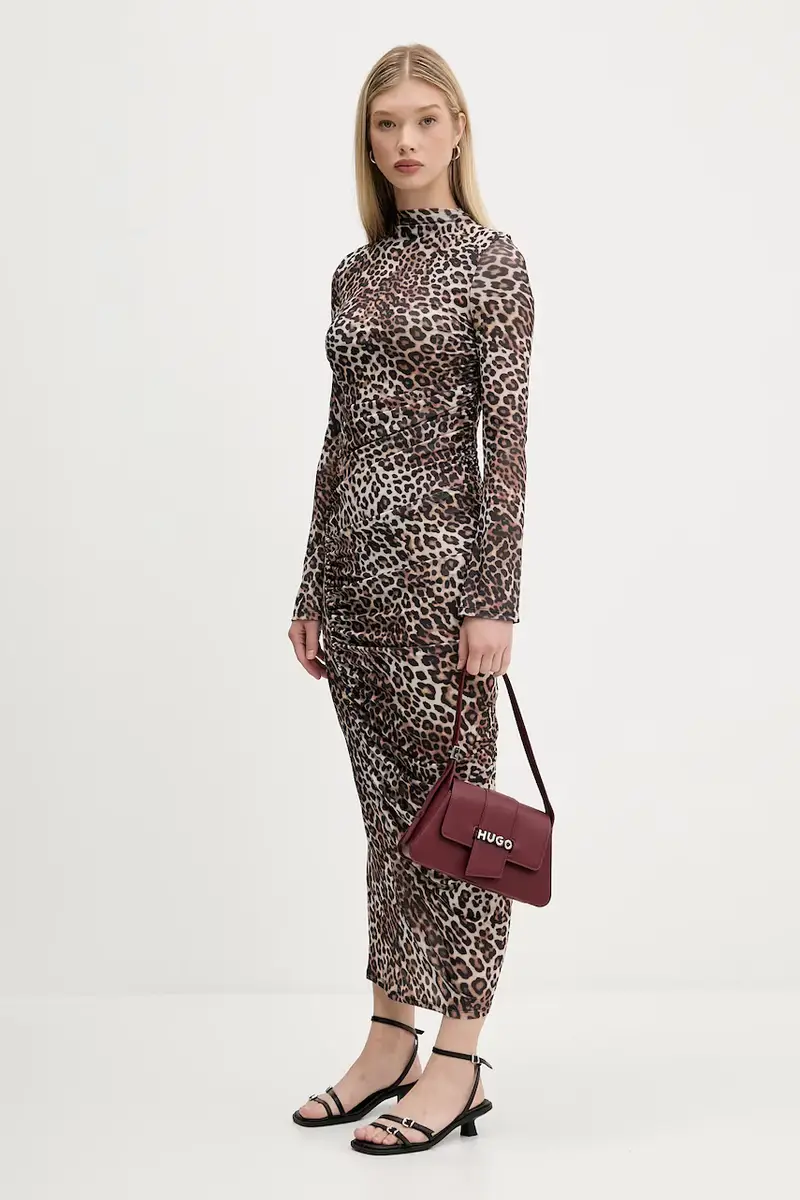 vestito colore marrone 50546239 miniatura 2