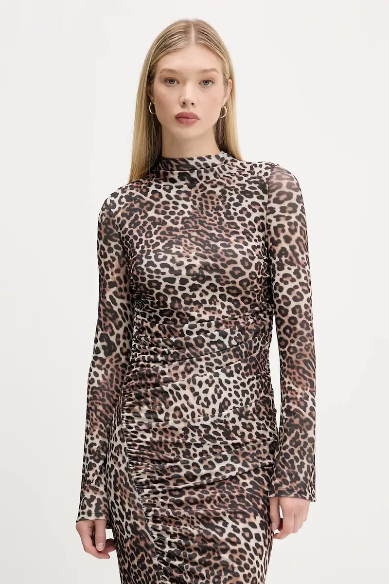 vestito colore marrone 50546239 miniatura 4