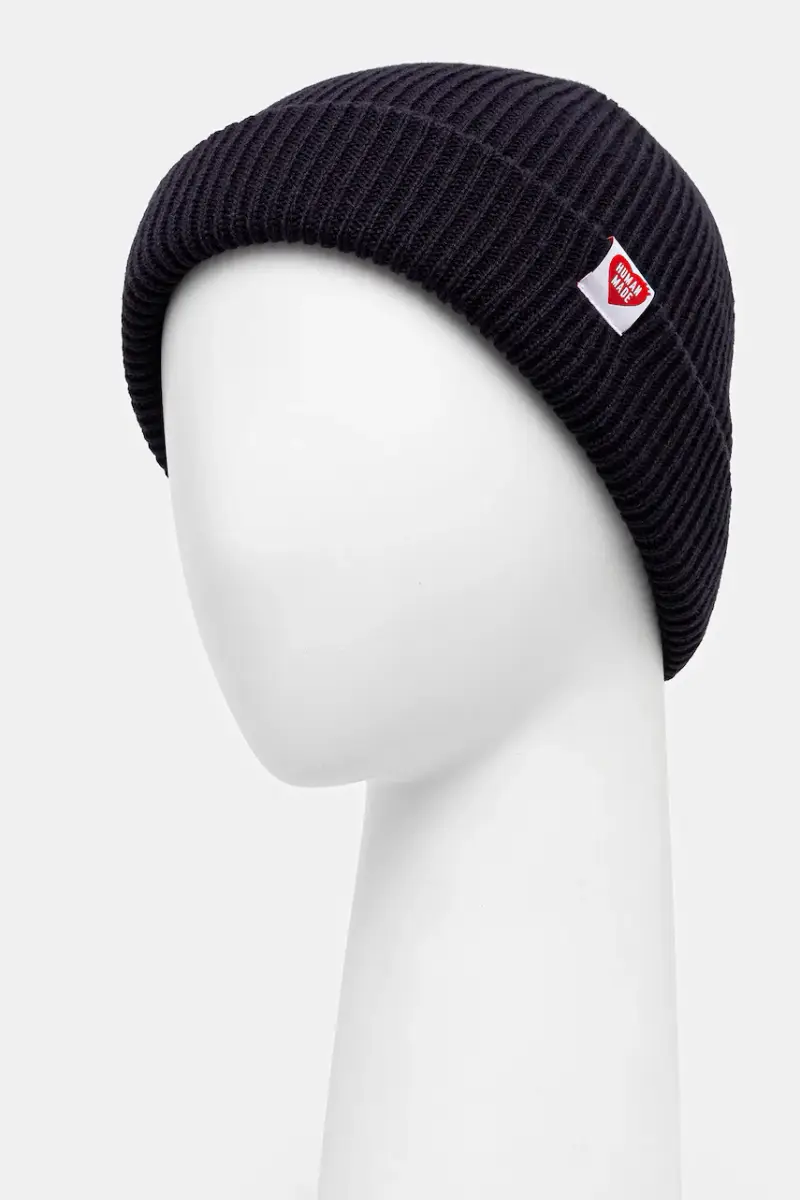 berretto CLASSIC BEANIE colore blu navy HM30GD073 miniatura 2