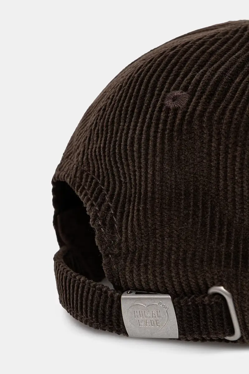 berretto da baseball in cotone 6PANEL CORDUROY Marrone miniatura 3