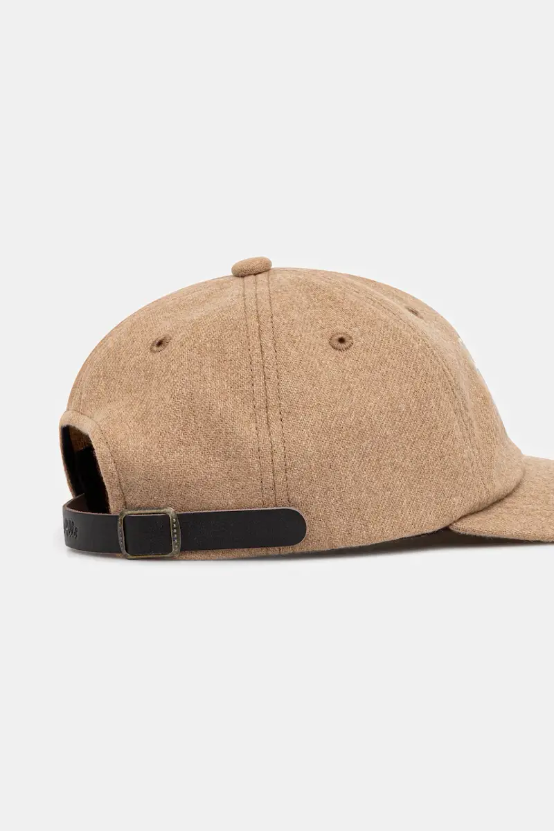 cappello con lana 6PANEL WOOL colore beige HM30GD052 miniatura 3