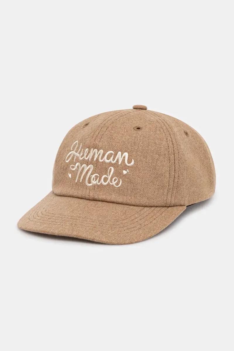 cappello con lana 6PANEL WOOL colore beige HM30GD052