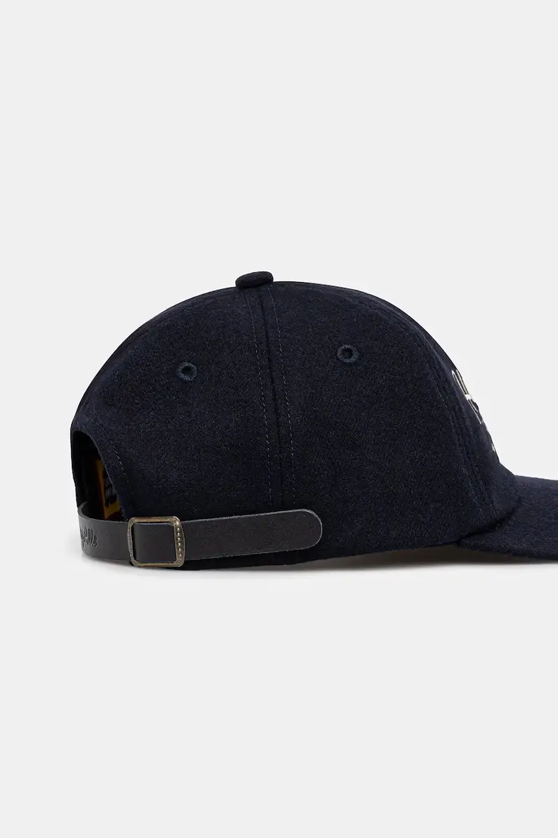 cappello con lana 6PANEL WOOL colore blu navy HM30GD052 miniatura 3