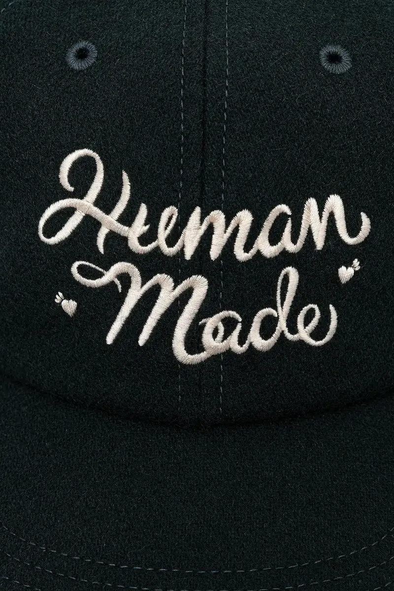 cappello con lana 6PANEL WOOL colore verde HM30GD052 miniatura 2